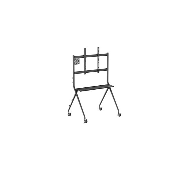 VOGELS 7410110 ESSENTIAL MEETING ROOM TROLLEY 50-86″ 80 KG WITH SHELVE AND MINI PC ADAPTER VESA UP TO 900x600