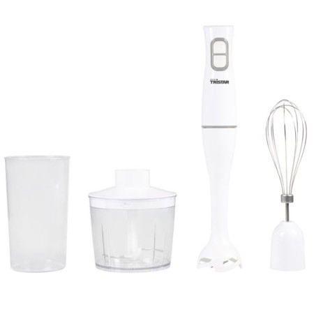 Batidora de mano Tristar MX-4851/ 350W/ Incluye Batidor, Picadora y Vaso Medidor