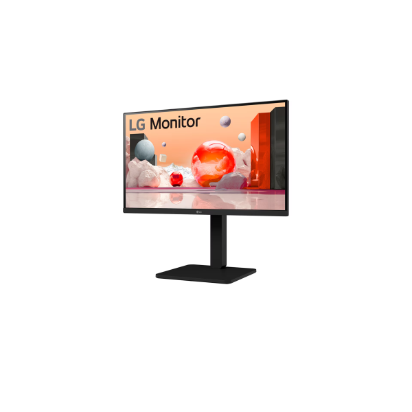 MONITOR LG 24″ 24BA750-T: PANEL IPS, RESOLUCIÓN FULL HD, 100 HZ, 5 MS, USB-C 65 W, AJUSTE ERGONÓMICO.