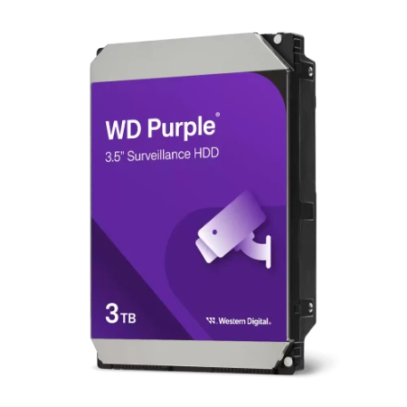 Western Digital Purple disco duro interno 3 TB 5400 RPM 128 MB 3.5″ Serial ATA III