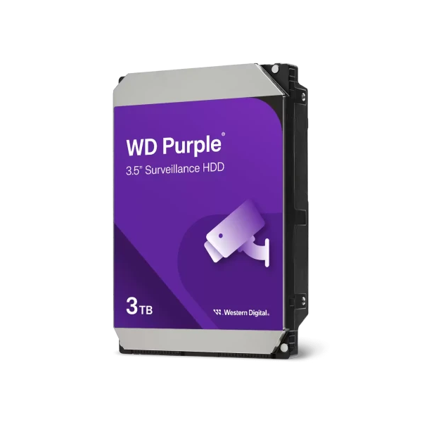 Western Digital Purple disco duro interno 3 TB 5400 RPM 128 MB 3.5″ Serial ATA III