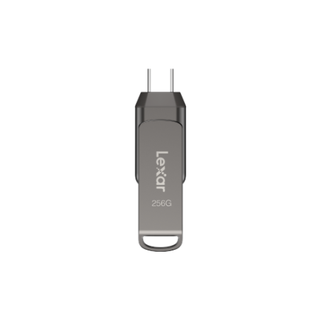Lexar JumpDrive LJDD400128G-BNQNG unidad flash USB 128 GB USB Tipo C 3.2 Gen 1 (3.1 Gen 1) Gris