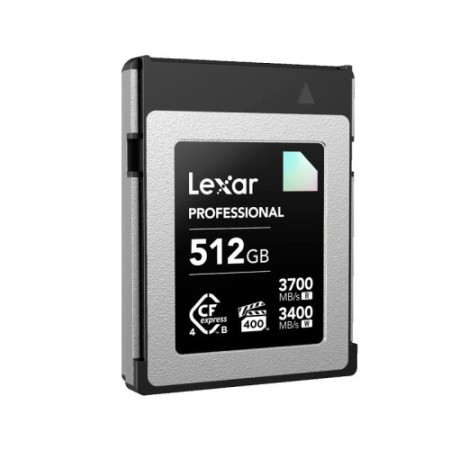 LEXAR 512GB PROFESSIONAL CFEXPRESS 4.0 TYPE-B CARD, UP TO 3700MB/S READ 3400MB/S WRITE. VPG 400