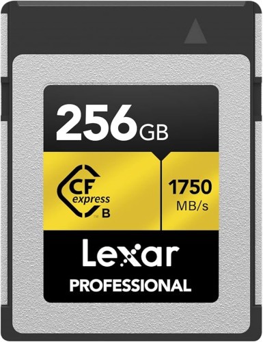 LEXAR 256GB PROFESSIONAL CFEXPRESS 4.0 TYPE-B CARD, UP TO 3700MB/S READ 3400MB/S WRITE. VPG 400