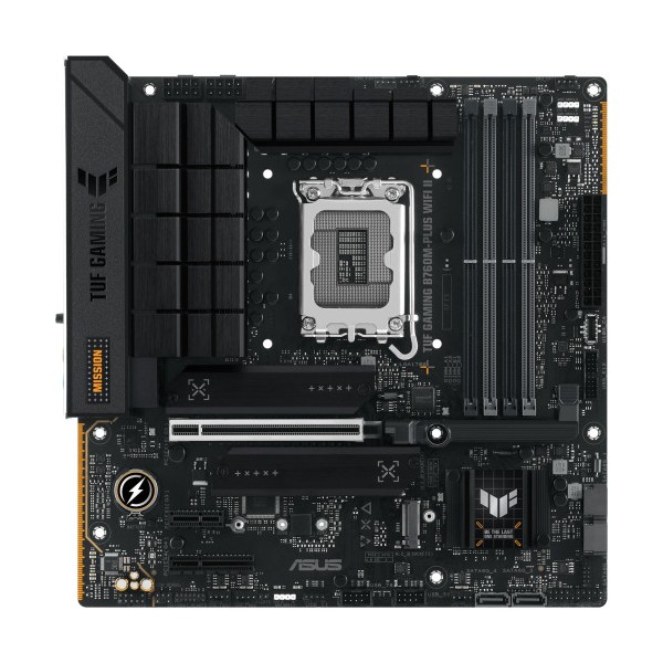 PLACA ASUS TUF GAMING B760M-PLUS WIFI II,INTEL,1700,B760,4DDR5,128GB,HDMI+DP,4SATA+2M.2,5USB3.2+1USB-C,2.5GB+WIFI+BT5.2,MATX
