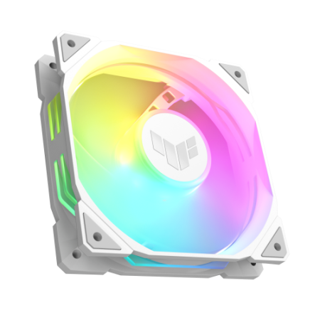 ASUS TUF GAMING TR120 ARGB REVERSE 1-pack White Carcasa del ordenador Refrigerador de aire 12 cm Blanco
