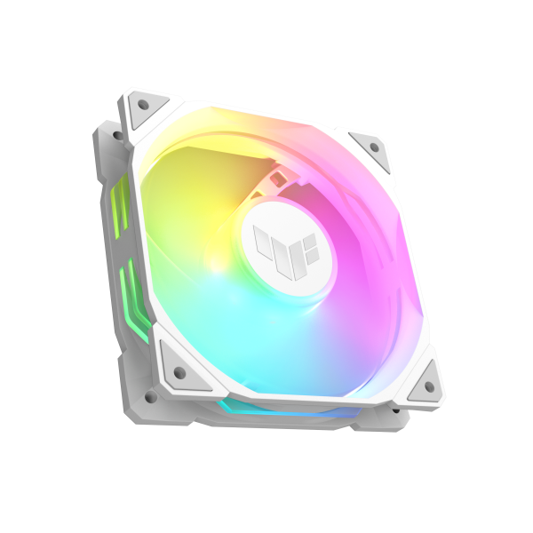 ASUS TUF GAMING TR120 ARGB REVERSE 1-pack White Carcasa del ordenador Refrigerador de aire 12 cm Blanco