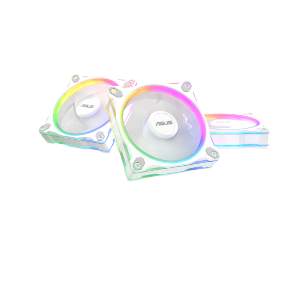ASUS Prime MR120 Fan ARGB Reverse White 3in1 Carcasa del ordenador Ventilador 12 cm Blanco 3 pieza(s)