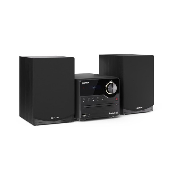 Sharp XL-B512(BK) sistema de audio para el hogar Microcadena de música para uso doméstico 45 W Negro