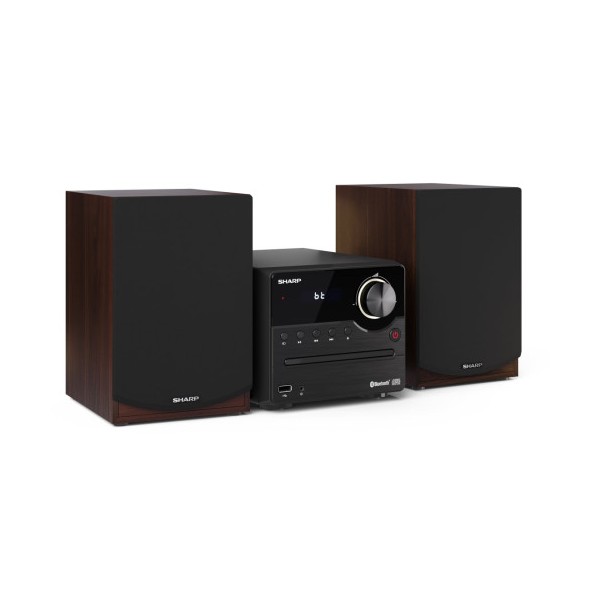 Sharp XL-B512(BR) sistema de audio para el hogar Microcadena de música para uso doméstico 45 W Marrón