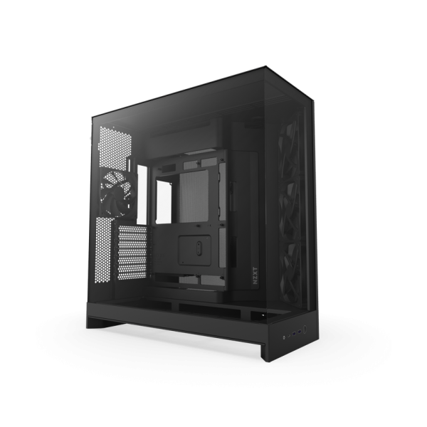 CAJA NZXT H9 FLOW (2025) DUAL-CHAMBER MID-TOWER CASE - ALL BLACK