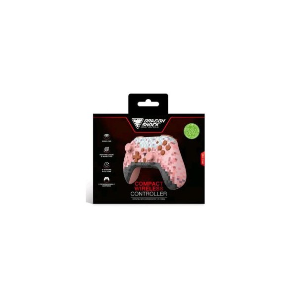 DRAGONSHOCK - POPTOP COMPACT BT WIRELESS CONTROLLER PINK CUBE FOR PC & MOBILE/ COMPATIBLE NINTENDO SWITCH & SWITCH 2