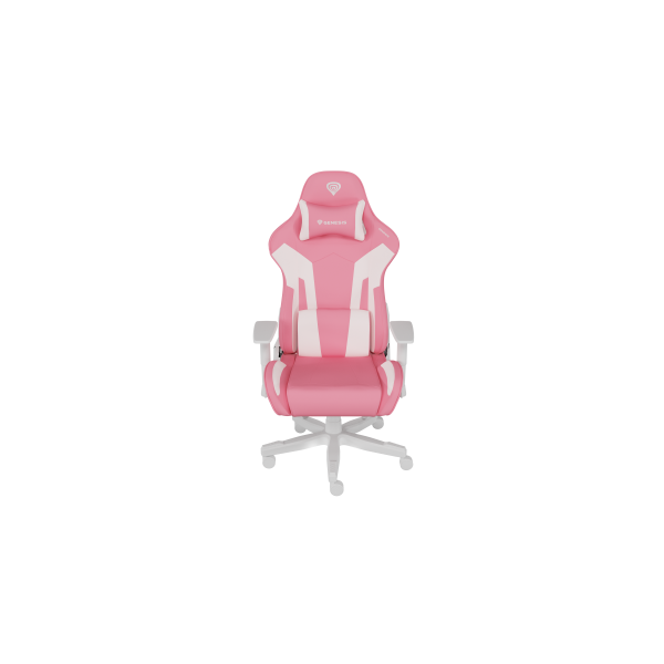 SILLA GENESIS NITRO 710 ROSA-BLANCO NFG-1929