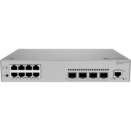 HUAWEI eKit S220 Series S220-8T4S Gestionado L2 Gigabit Ethernet (10/100/1000) 1U Gris