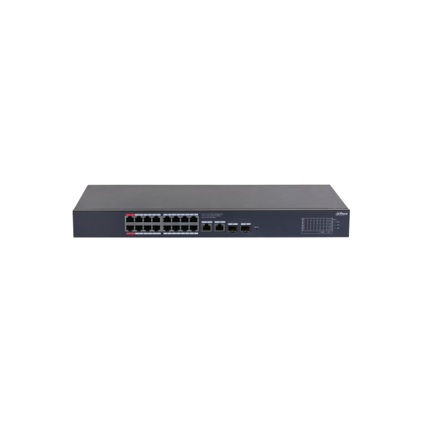 (CS4220-16GT-240) DAHUA SWITCH POE 16 PUERTOS GIGABIT + 2 UPLINK GIGABIT RJ45 + 2SFP GIGABIT 240W MANAGED CLOUD L2