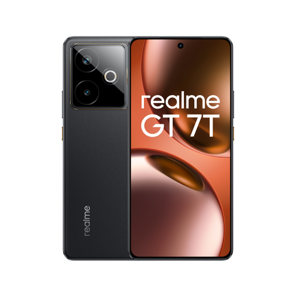 realme GT 7T 17,3 cm (6.8″) SIM doble Android 15 5G USB Tipo C 12 GB 256 GB 7000 mAh Negro