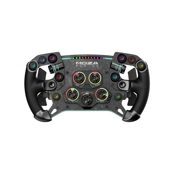 Moza Racing RS056 mando y volante Negro