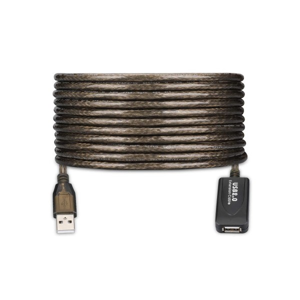 Ewent EW1024 cable USB USB 2.0 25 m USB A Negro
