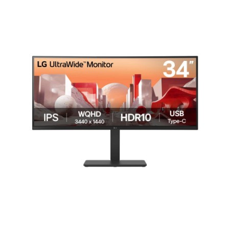 LG 34BA75QE-B pantalla para PC 86,4 cm (34″) 3440 x 1440 Pixeles Wide Quad HD LCD Negro