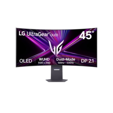 LG UltraGear pantalla para PC 114,3 cm (45″) 5120 x 2160 Pixeles OLED Negro