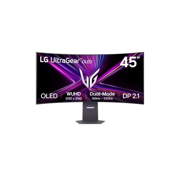 LG UltraGear pantalla para PC 114,3 cm (45″) 5120 x 2160 Pixeles OLED Negro