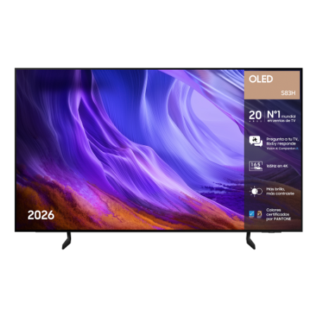Samsung TV 77″ OLED S83H 4K Vision AI Smart TV (2026)