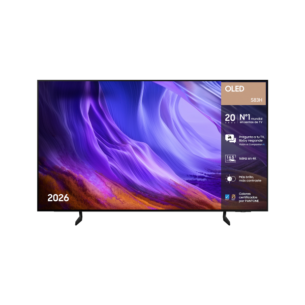 Samsung TV 83″ OLED S83H 4K Vision AI Smart TV (2026)