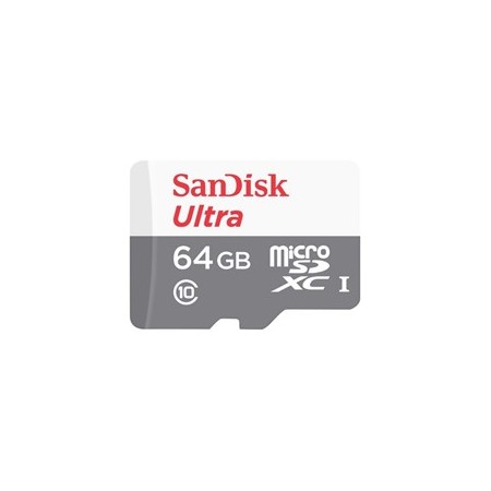 Tarjeta memoria micro secure digital sd hc  adaptador sandisk - 64gb - clase 10 - sdhc 100mb - s
