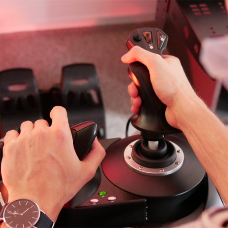 Thrustmaster T.Flight Hotas X Negro Simulador de Vuelo PC