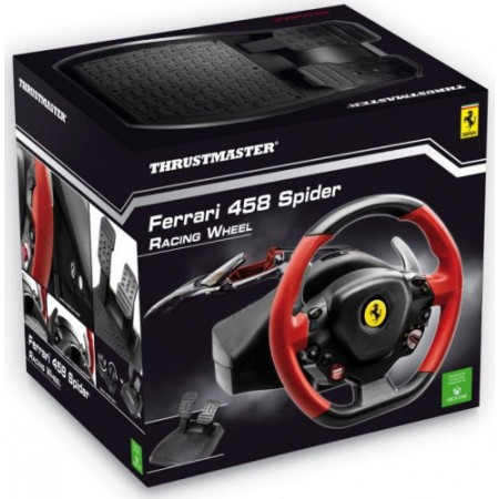 THRUSTMASTER VOLANTE + PEDALES FERRARI 458 SPIDER PARA XBOX ONE (4460105)
