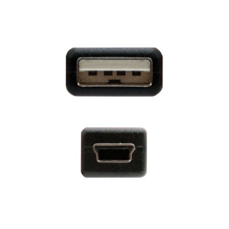Nanocable CABLE USB 2.0, TIPO A/M-MINI USB 5PIN/M, 0.5 M