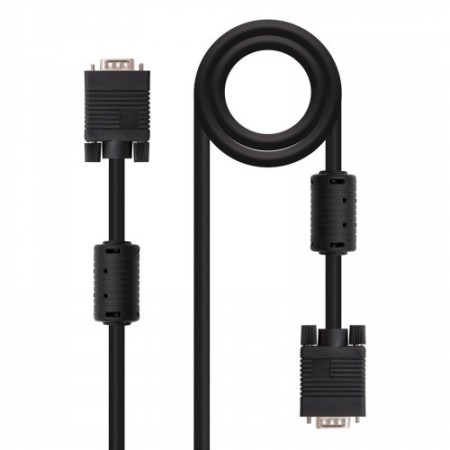 Nanocable CABLE SVGA CON FERRITA HDB15/M-HDB15/M 3.0 M