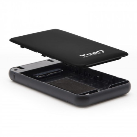 TooQ Caja externa para discos duros 2.5″ SATA I/II/III a USB 3.1 Gen1 con UASP