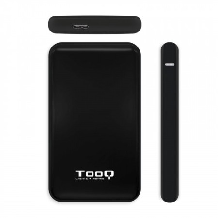 TooQ Caja externa para discos duros 2.5″ SATA I/II/III a USB 3.1 Gen1 con UASP