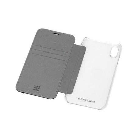 Moleskine ET9CBPXRCLR funda para teléfono móvil 15,5 cm (6.1″) Folio Negro, Transparente