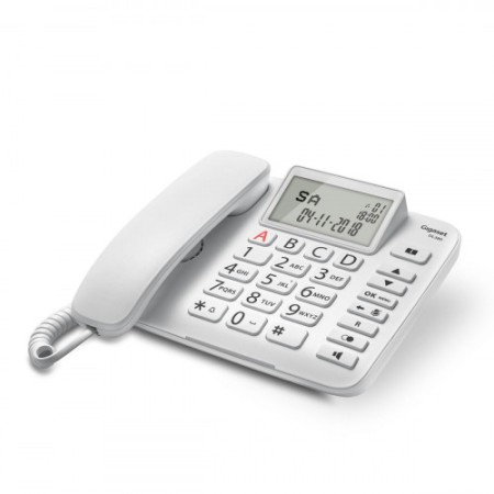 Gigaset DL380 Teléfono analógico Blanco Identificador de llamadas