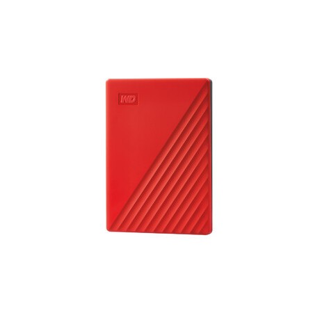 Western Digital My Passport disco duro externo 4000 GB Rojo
