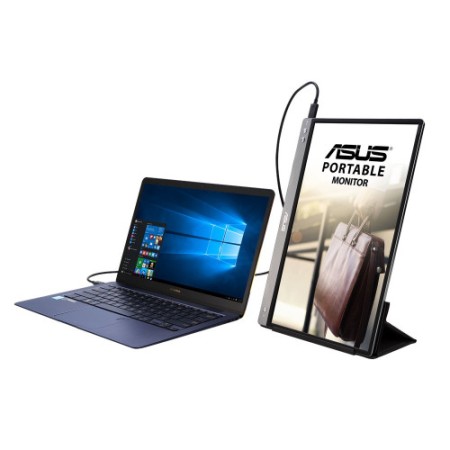 ASUS MB14AC pantalla para PC 35,6 cm (14″) 1920 x 1080 Pixeles Full HD Gris