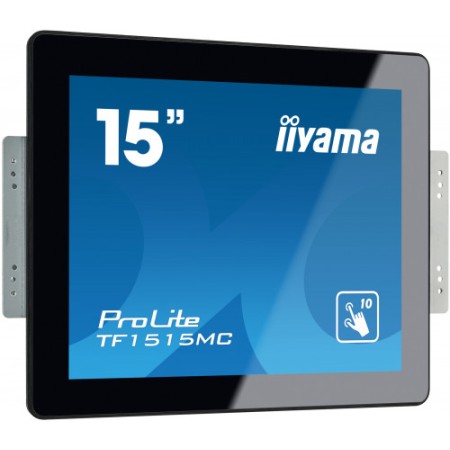 iiyama ProLite TF1515MC-B2 monitor pantalla táctil 38,1 cm (15″) 1024 x 768 Pixeles Negro Multi-touch