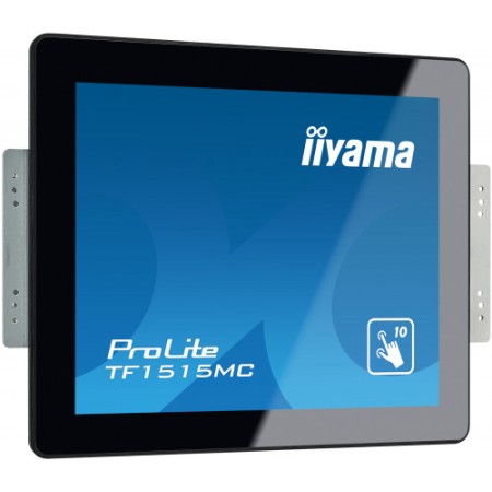 iiyama ProLite TF1515MC-B2 monitor pantalla táctil 38,1 cm (15″) 1024 x 768 Pixeles Negro Multi-touch