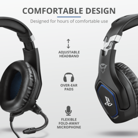 Trust GXT 488 Forze PS4 Auriculares Diadema Negro