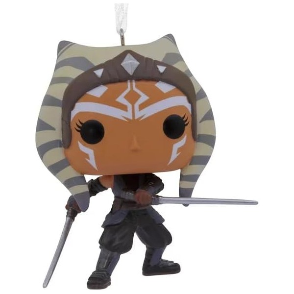 Adorno de navidad funko star wars ahsoka figura de resina