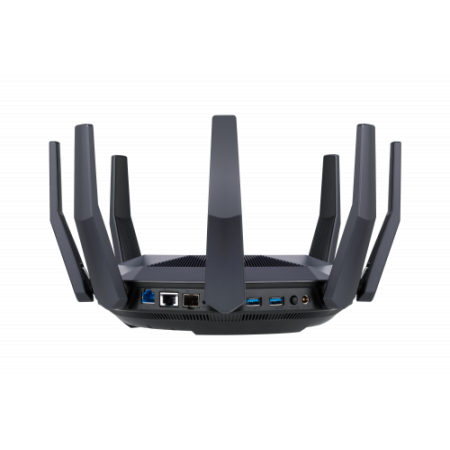 ASUS RT-AX89X AX6000 AiMesh router inalámbrico Ethernet Doble banda (2,4 GHz / 5 GHz) 3G 4G Negro