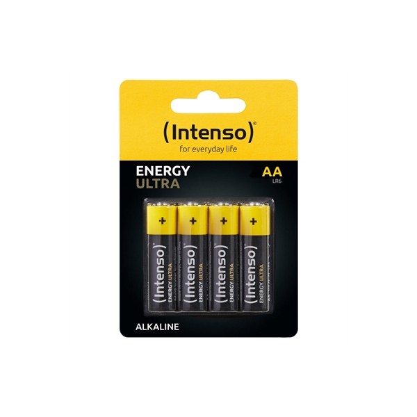 Pack de pilas alcalinas intenso energy ultra aa lr06 4 unidades