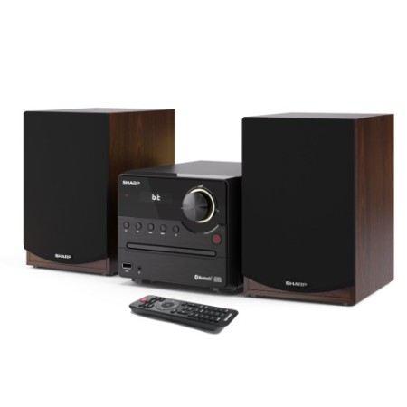 Sharp XL-B512(BR) sistema de audio para el hogar Microcadena de música para uso doméstico 45 W Marrón
