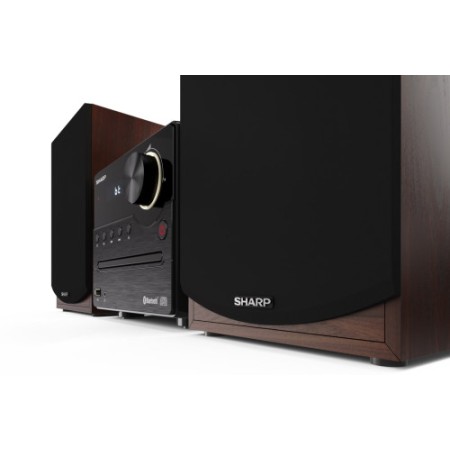 Sharp XL-B512(BR) sistema de audio para el hogar Microcadena de música para uso doméstico 45 W Marrón
