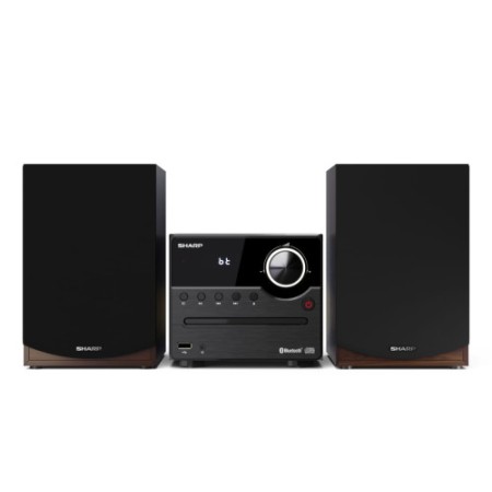 Sharp XL-B512(BR) sistema de audio para el hogar Microcadena de música para uso doméstico 45 W Marrón