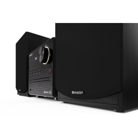 Sharp XL-B512(BK) sistema de audio para el hogar Microcadena de música para uso doméstico 45 W Negro