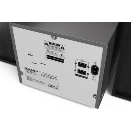 Sharp XL-B512(BK) sistema de audio para el hogar Microcadena de música para uso doméstico 45 W Negro