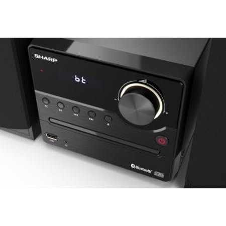 Sharp XL-B512(BK) sistema de audio para el hogar Microcadena de música para uso doméstico 45 W Negro